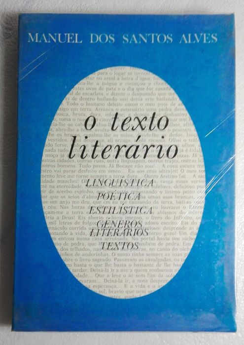 Livro O Texto Literário
