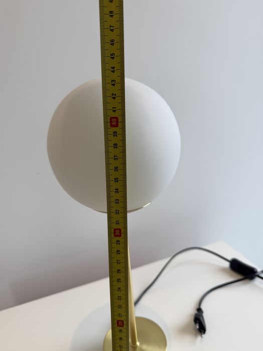 Lampa stołowa złota ok 43 cm