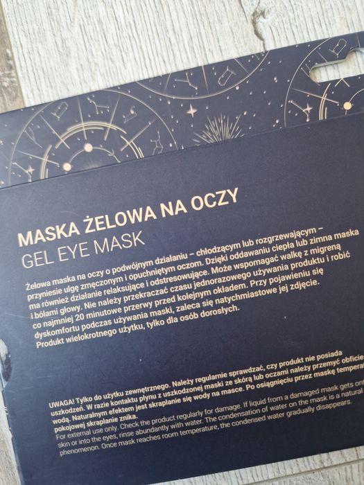Nowa maska zelowa na oczy ogrzewajaca,  chlodzaca