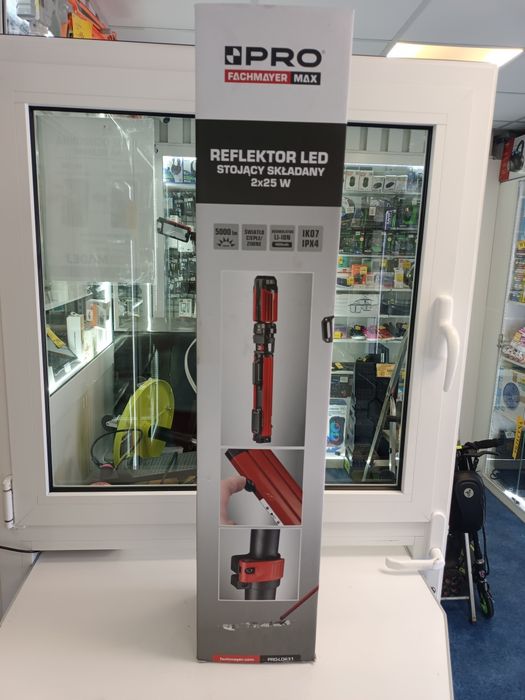 Reflektor LED Składany 2x25W PRO 5000LM 89-192cm Komis Madej Sc