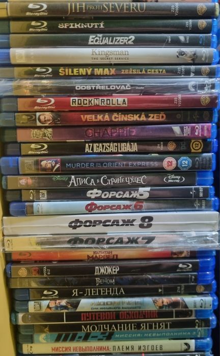 Blu ray диски,все ліцензія.