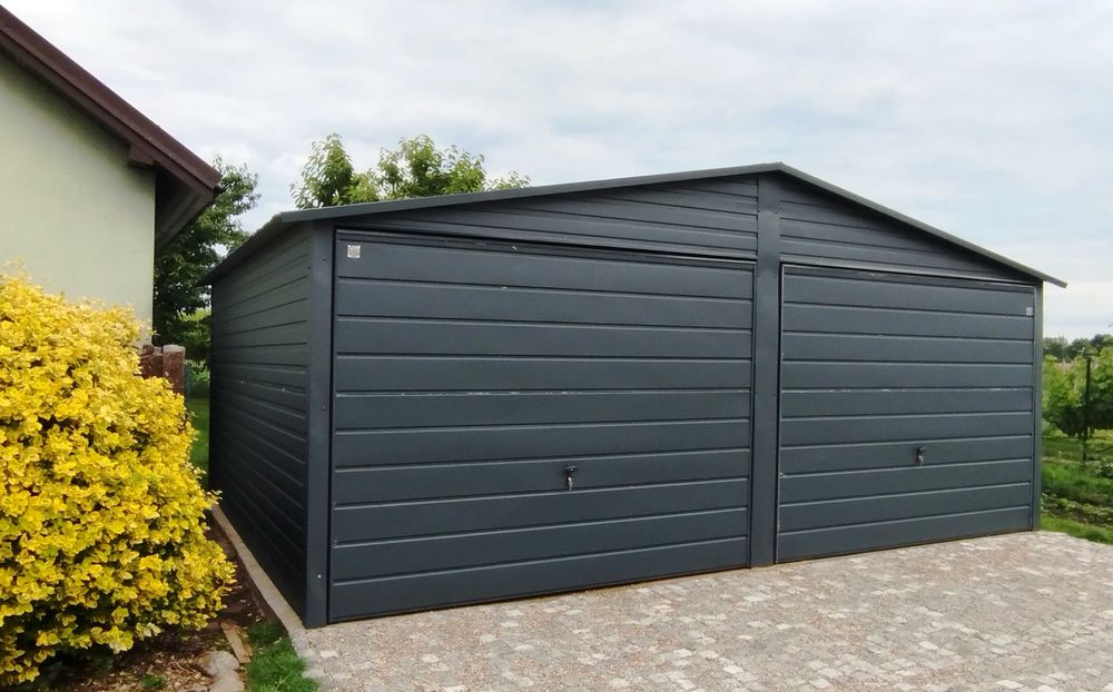 Podwójny Garaż Blaszny + Drzwi w CENIE