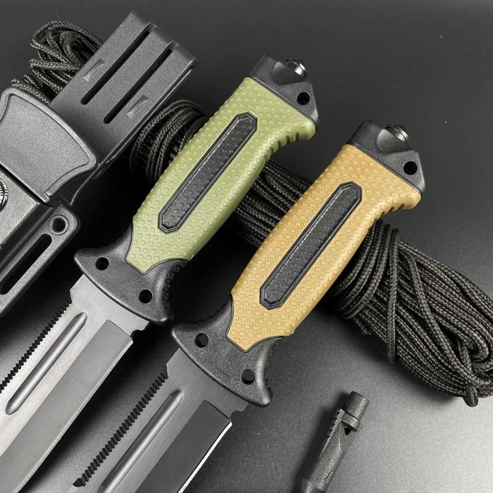 Нож охотничий тактический Columbia 4018 огниво + точилка Ніж тактичний