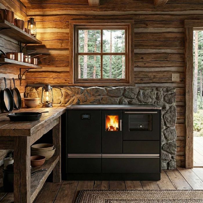 ALFA THERM 20 kuchnia na pellet z funkcją c.o.