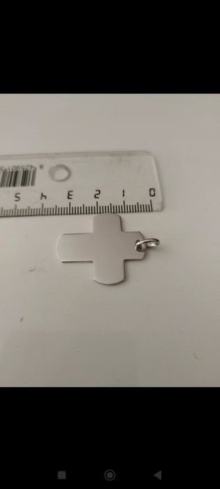 Medalha cruz em prata 925