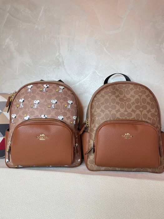 Рюкзак Coach — коричневий класичний / коричневий Snoopy