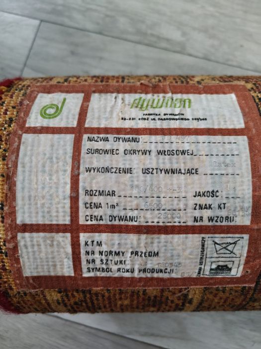 Dywan wełniany 400x100