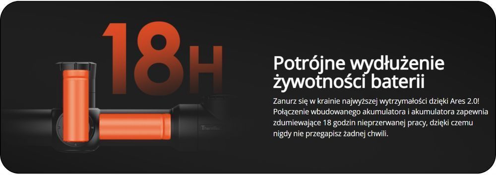 Luneta Termowizyjna Celownik Termowizyjny ThermTec Ares 650L 2.0 LRF