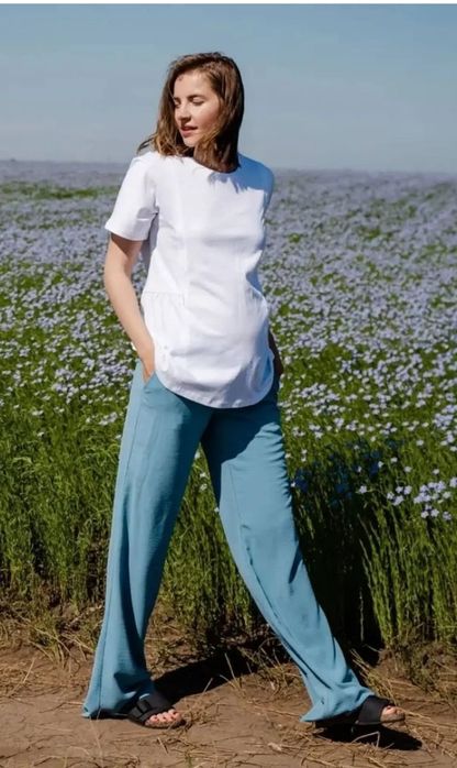 НОВІ Літні брюки палаццо для вагітності та після фірма To be