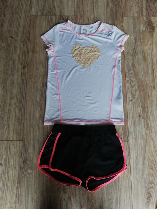 Komplet sportowy Cool Club koszulka i spodenki na WF 134/140