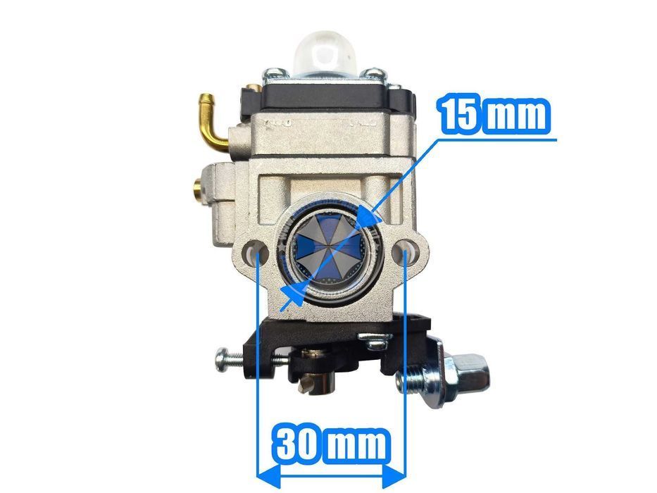 Gaźnik do kosy spalinowej 15mm otwór gardzieli, gaźnik 15mm