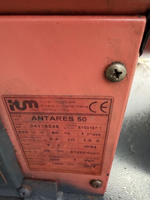 Aquecedor industrial a gasoleo