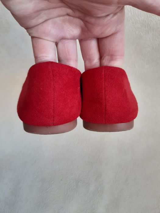 Червоні балетки  для дівчинки  34р устілка 21.5см