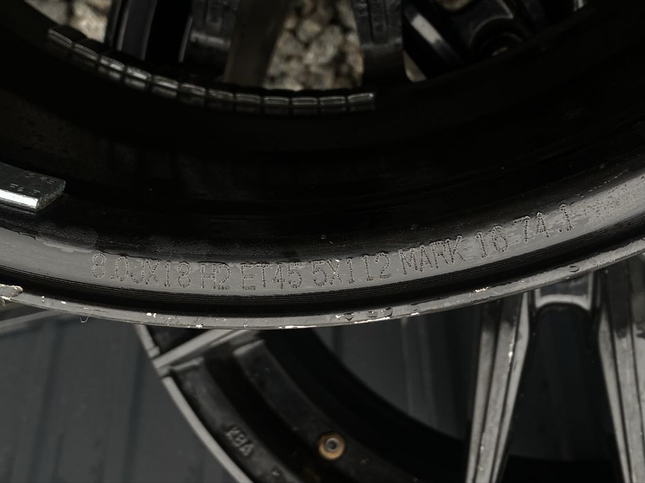 Диски 5/112 р18 8j et45 audi, vw, skoda