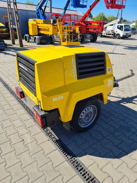 Sprężarka Kaeser M20 + młoty pneumatyczne + wąż