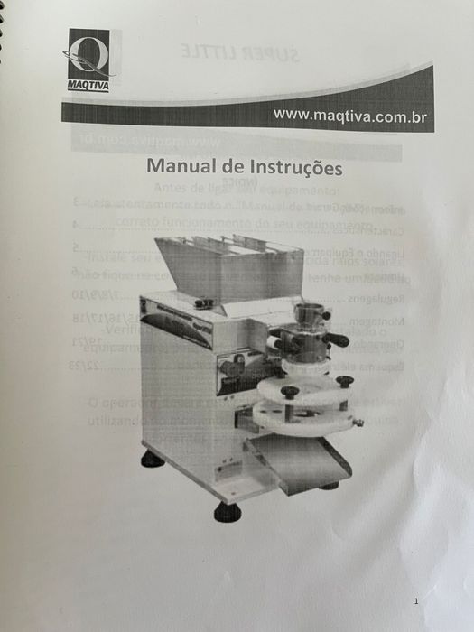 Máquina de salgados Maqtiva