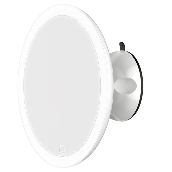 Lusterko kosmetyczne do makijażu powiększające x7 podświetlane LED USB