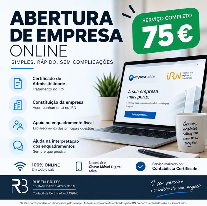 Abertura de Empresa e Certificados de Admissibilidade
