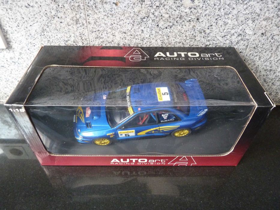 1:18 AutoArt, Subaru Impreza WRC 1999, Rally Monte Carlo, Minichamps