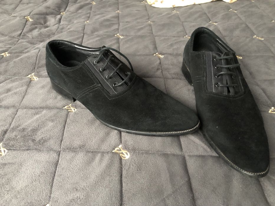 Туфлі натуральна замша