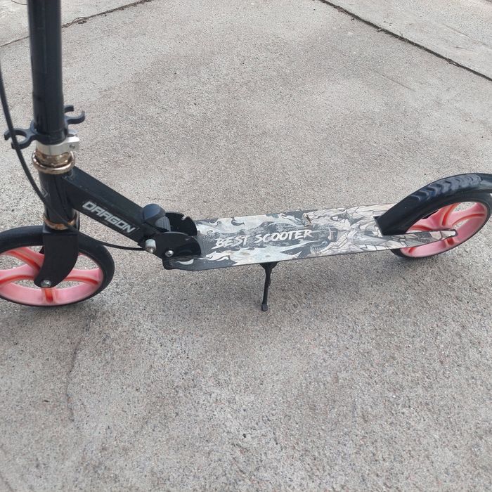 Самокат трюковий з тормозами та ніжкою