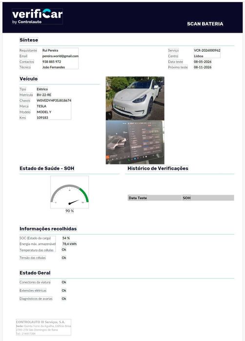 Tesla mod Y 2023 - Performance AWD | 534 Cv