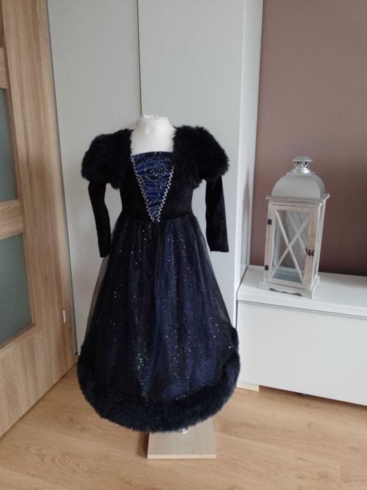 NOWY strój karnawałowy DAMA DWORU DWORKA wróżka celtycka 110/116 19