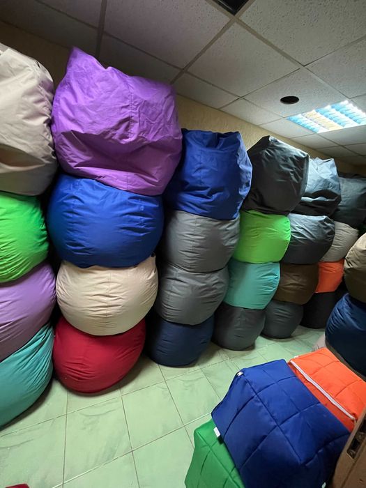Крісло-мішок для дорослих та дітей. 24 кольори напряму з виробництва.