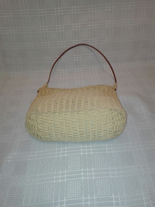 Torebka damska, pleciony koszyczek