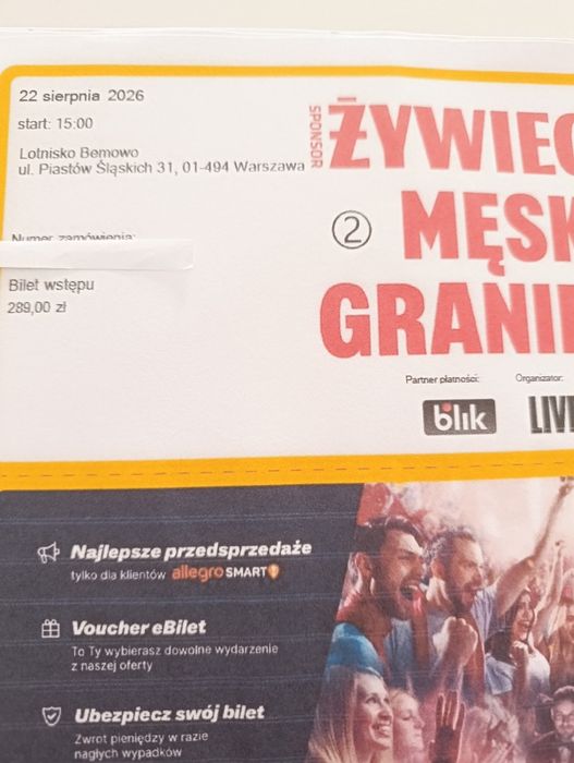 Bilety Męskie granie