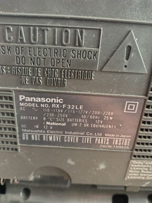 Radiomagnetofon Panasonic Rx F32LE