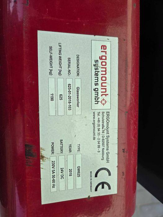 Manipulator Glassworker GW625