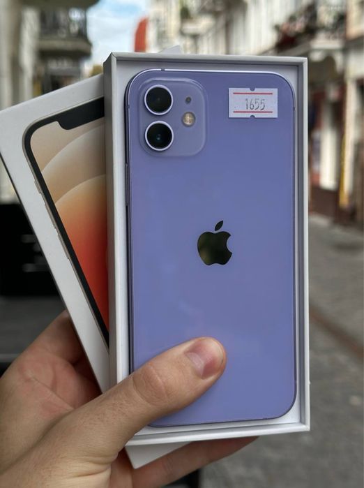 Apple iPhone 12 128 256gb Purple Neverlock акум 100% ідеальний