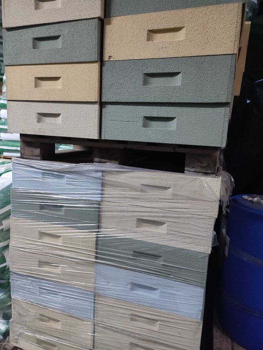 1/2 Alça Langstroth sem cera com 8 quadros