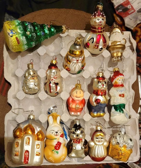 Красивые коллекционное елочные игрушки