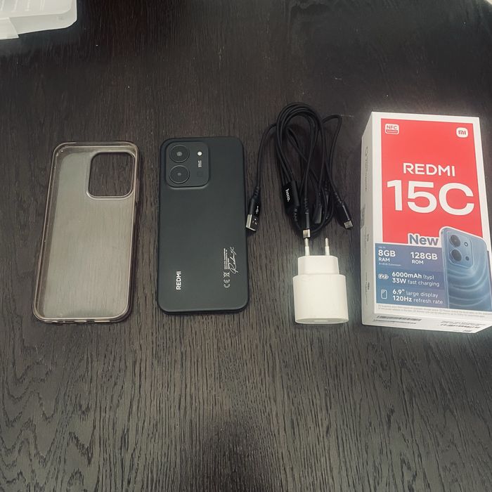 Redmi 15 C. в подарок блочок кабель і чехол