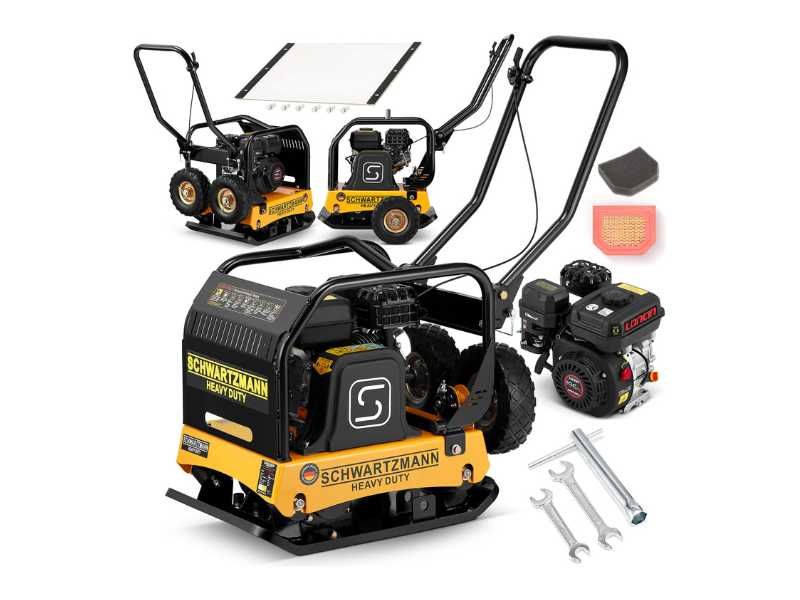 Zagęszczarka płytowa gruntu SCHWARTZMANN ubijak ZG140TK 120 kg 32 kN