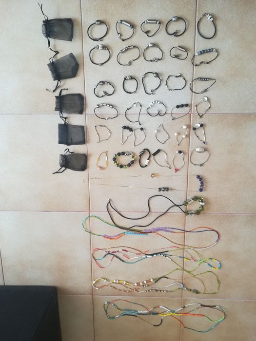 Conjunto TODAS Pulseiras e Colares - Vários