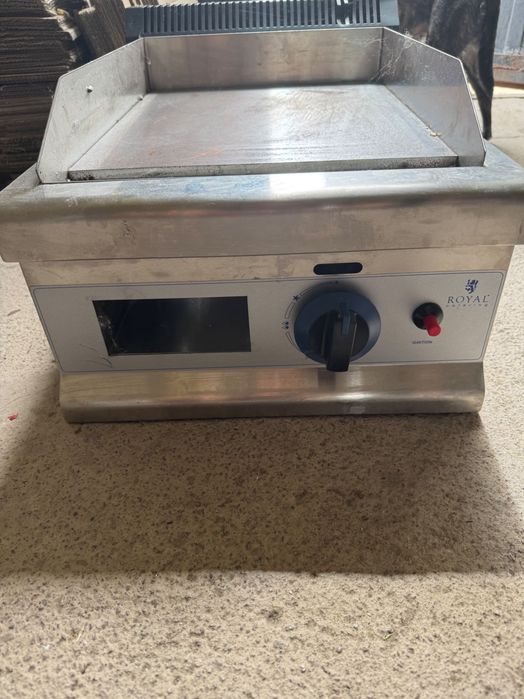 Grill gazowy - 35 x 40 cm - gładki - 3000W - 0,05 bar