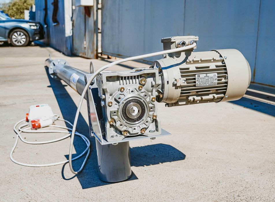 Шнековий навантажувач. Зерновий конвеєр. Винтовой погрузчик 159*6*220