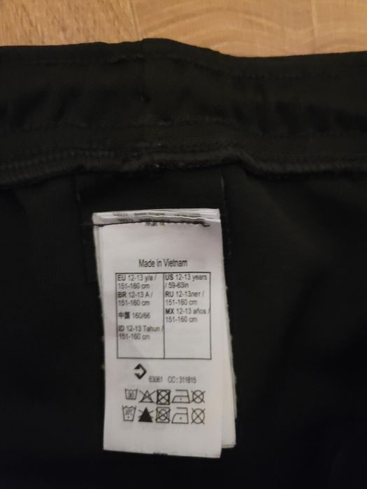 Spodnie dresowe treningowe do piłki nożnej Kipsta Decathlon 152 czarne