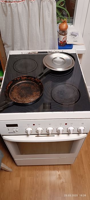 Електроплита стеклокерамика bosch