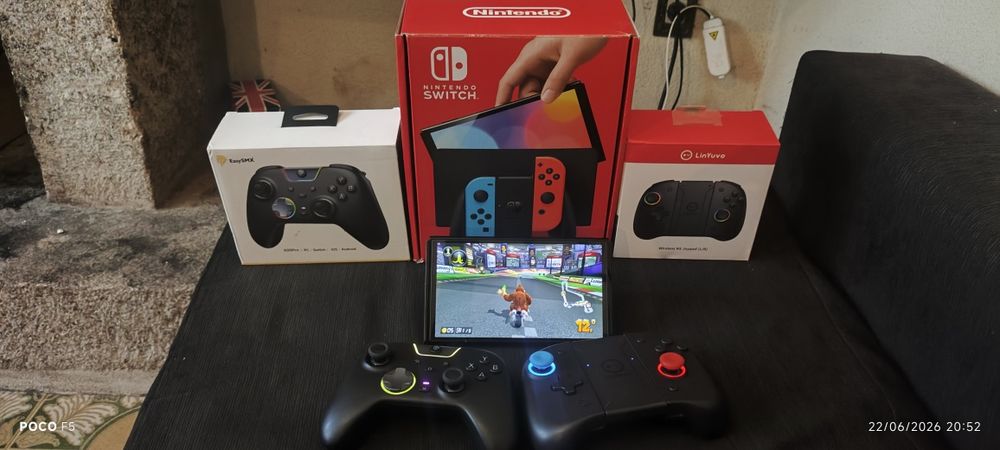 Switch oled DESBLOQUEADA 256g