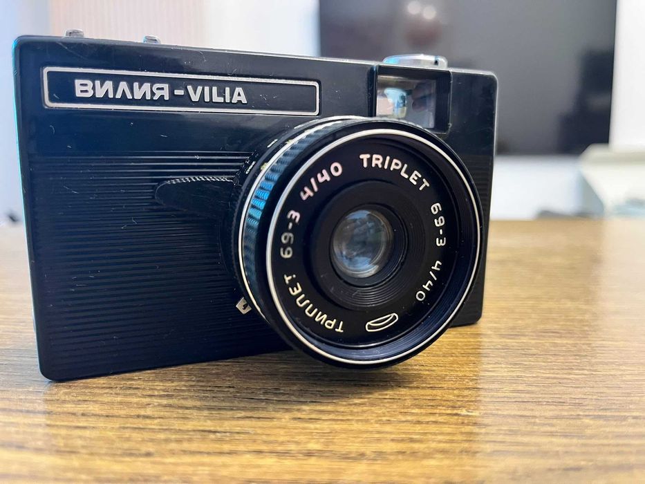 Wilia Vilia aparat analogowy ZSRR 35 mm Triplet 69-3 40 mm