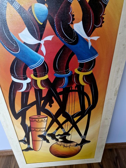 Unikatowy obraz ręcznie malowany Zanzibar