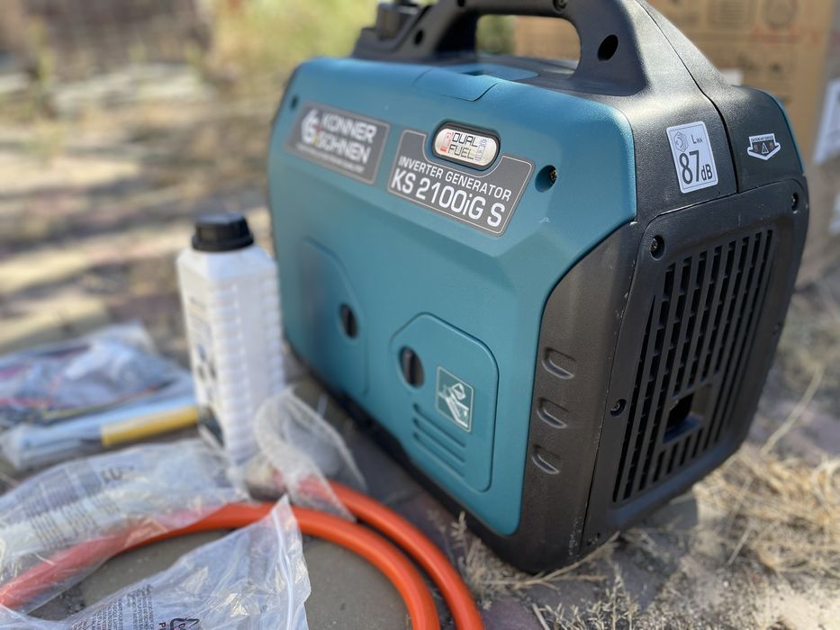 Генератор инверторный Konner&Sohnen KS2100iG S газ бензин