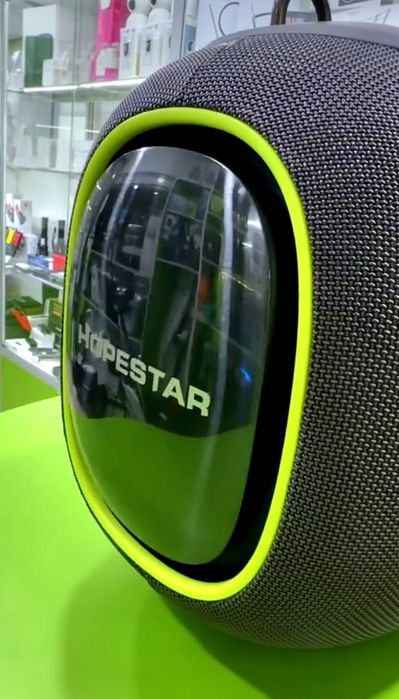 Беспроводная Блютуз колонка Hopestar PARTYBOX120Вт с двумя микрофонами