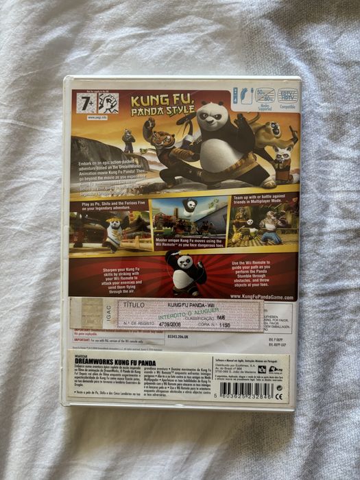 Kung Fu Panda Wii com selo IGAC