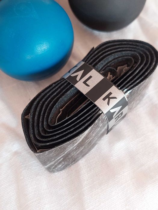 raquete praia fibra de carbono Beachboar, 8 bolas, overgrip novo