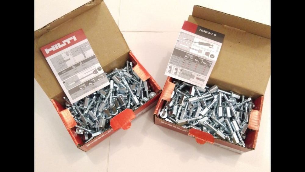 HILTI, саморез, анкер, винт.